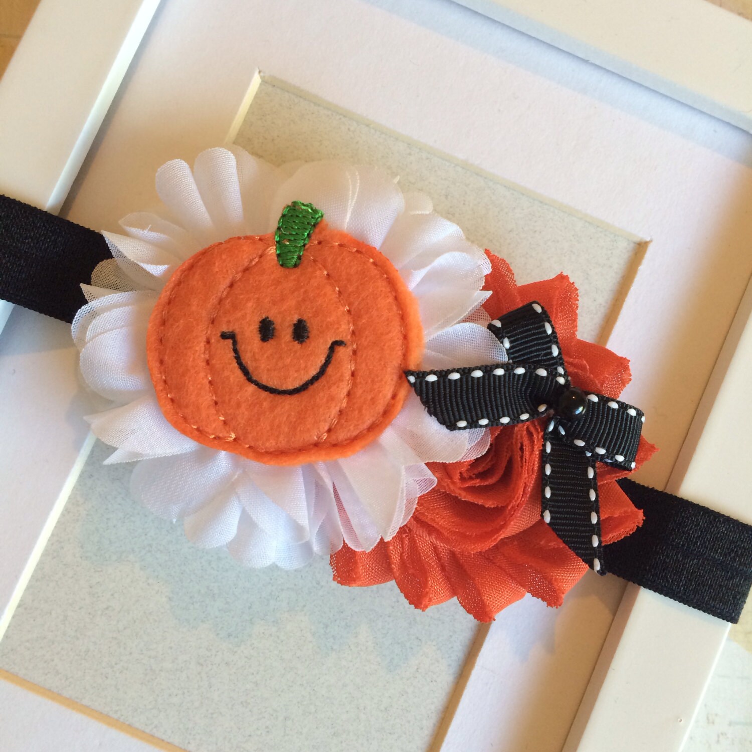 Halloween pumpkin headbandhalloween headbandsbaby headband