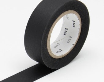 MT Black Washi Tape - Matte Black - MT Masking Tape