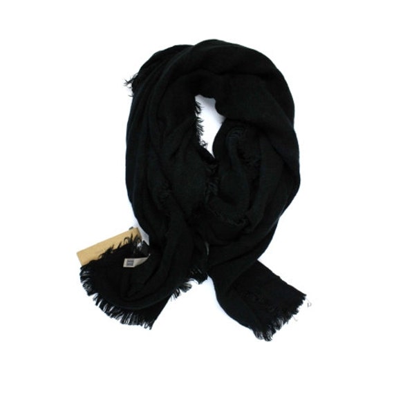 SOLID SCARF-Black