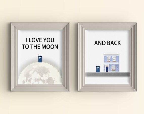 I Love You To The Moon And Back Wall Art i love you to the moon and back art print set 11 x 14 doctor I Love You To The Moon And Back Wall Art i love you to the moon and back art print set 11 x 14 doctor