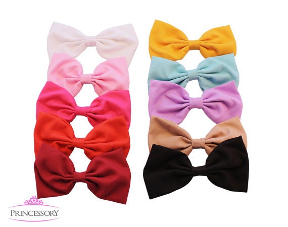 Girls Hair Bows Hairbows Hair Accessories Large by Princessory