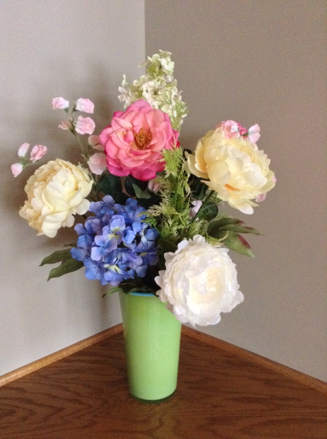 Artificial Floral Arrangement Handmade Large by NauticoCreations