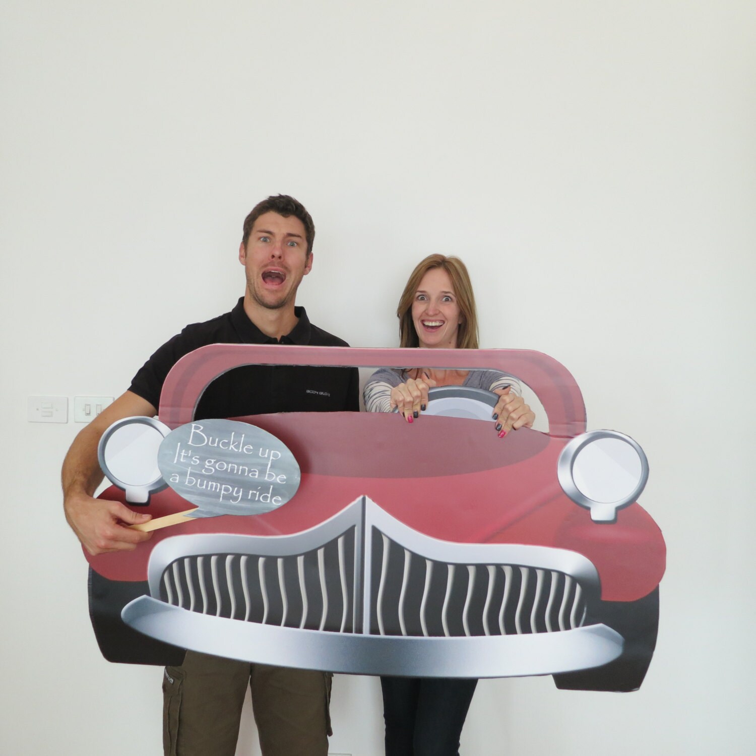 Red Grease Inspired Extra Large Car Photo Booth Prop Perfect 6738