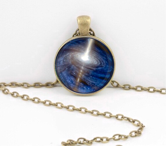 Items similar to Vortex Black Hole Space Celestial Pendant Necklace