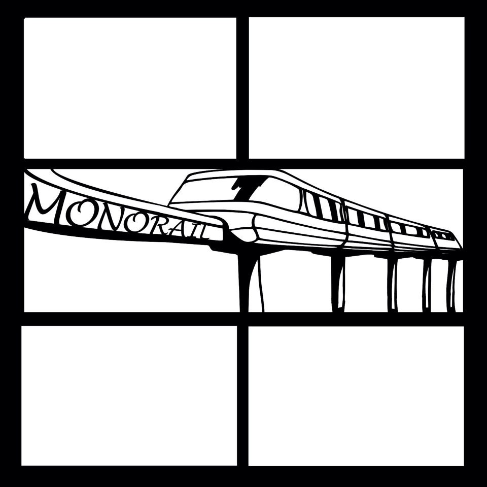 Download Monorail Scrapbook Laser Overlay by JOYfulLivingDesigns on ...