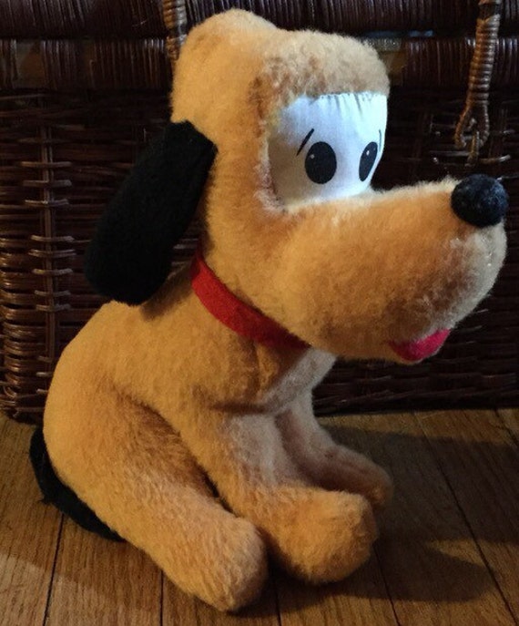 vintage pluto stuffed animal