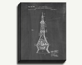 Canvas Patent Print - Aerial Capsule Emergency Separation Device Gallery Wrapped Canvas Print