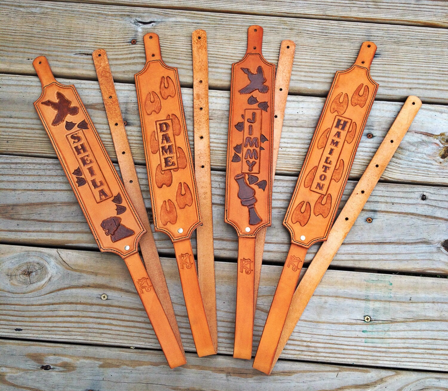 Handtooled Rifle and Shotgun Sling Personalized