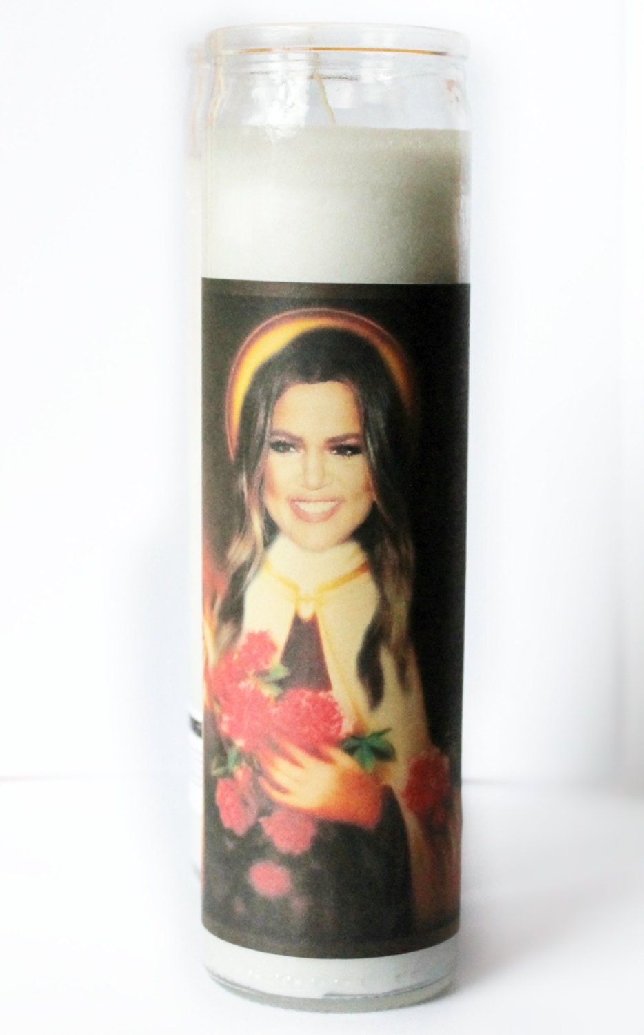 Saint Khloe Prayer Candle // Kardashian // by HolyPopCulture
