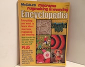 1950 McCalls Book, Volume 3, Macrame Rugmaking Weaving Encyclopedia, Editors of McCalls Magazines 1950 McCalls Book, Volume 3, Macrame Rugmaking Weaving Encyclopedia, Editors of McCalls Magazines