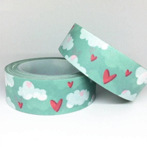 Washi Tape Kawaii Washi Tape Cute Washi Tape Blue Sky Washi