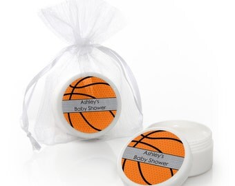 Basketball Lip Balm Party Favors - Baby Shower and Birthday Party Supplies - 12 Count
