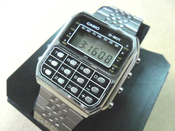 old casio calculator watch