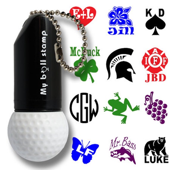 MyBallStamp Personalized Golf Ball Stamp by MyBallStamp on Etsy