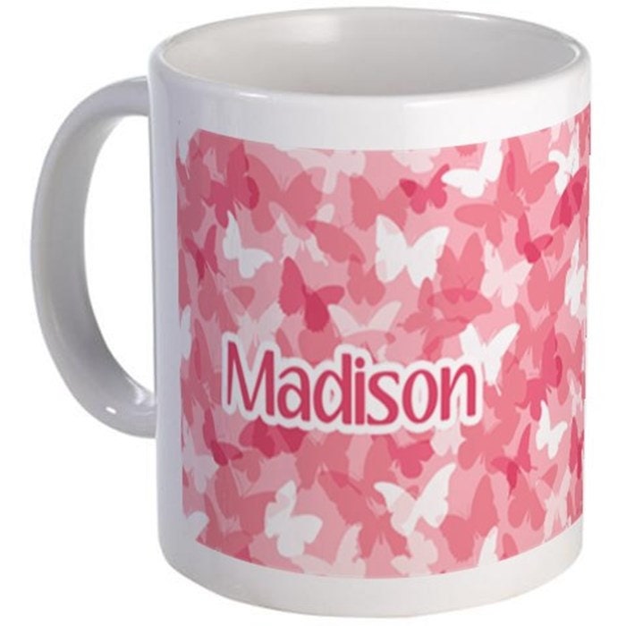 Personalized / Custom Pink Butterfly Camo by AGirlWithDesignIdeas