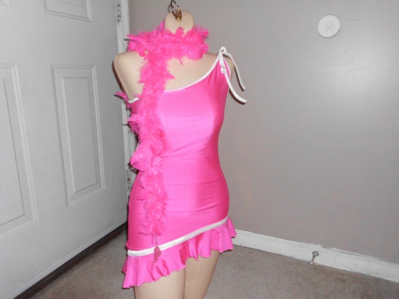 Items Similar To Feather Boa And Dance Pageant Dress Sassy Tween Young Adult Milf Ravewear