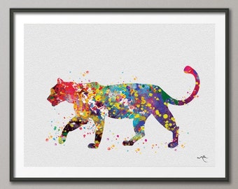 Tiger Watercolor Painting Print Archival Fine Art Print For Kids Nursery art Wall Art Wall Decor Art Home Decor Wall Hanging No 448