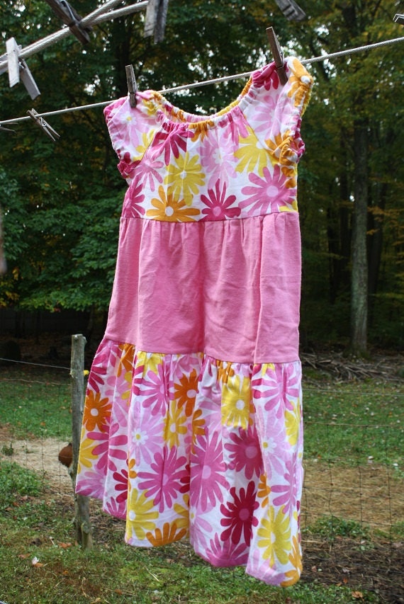 Little Girls size 6 Flannel Nightgown by CedarsofLebanonFarm