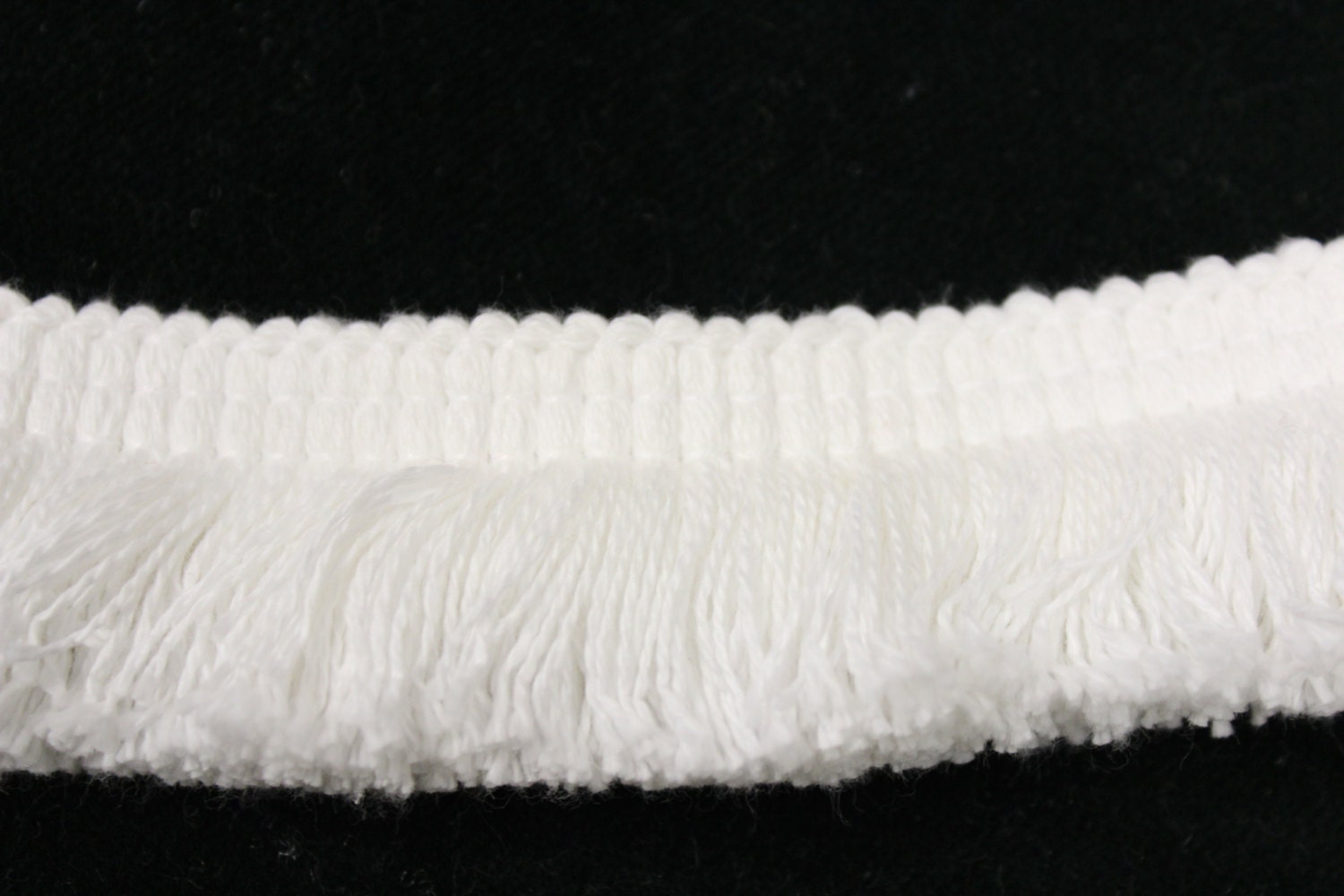 White Brush Fringe by the yard Decorative Trim 807 by SRdesignhome