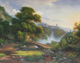 Original oil painting landscape oil painting scenery