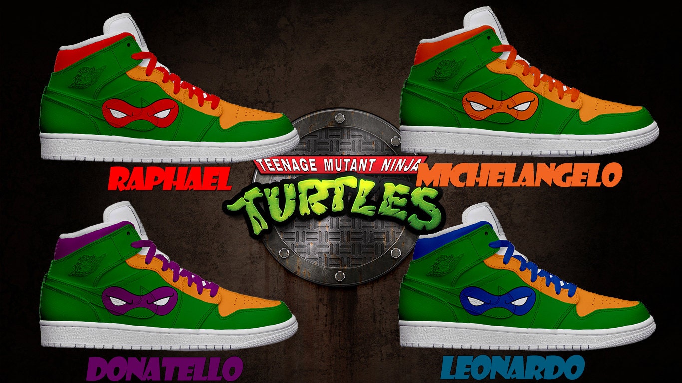 ninja turtles nike shoes