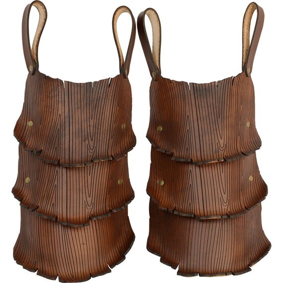 Woodland Tree Bark Tassets Elf Leg Armor DK5254