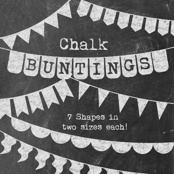 Simple Bunting Clip Studio Denmark Digital Paper And Clipart
