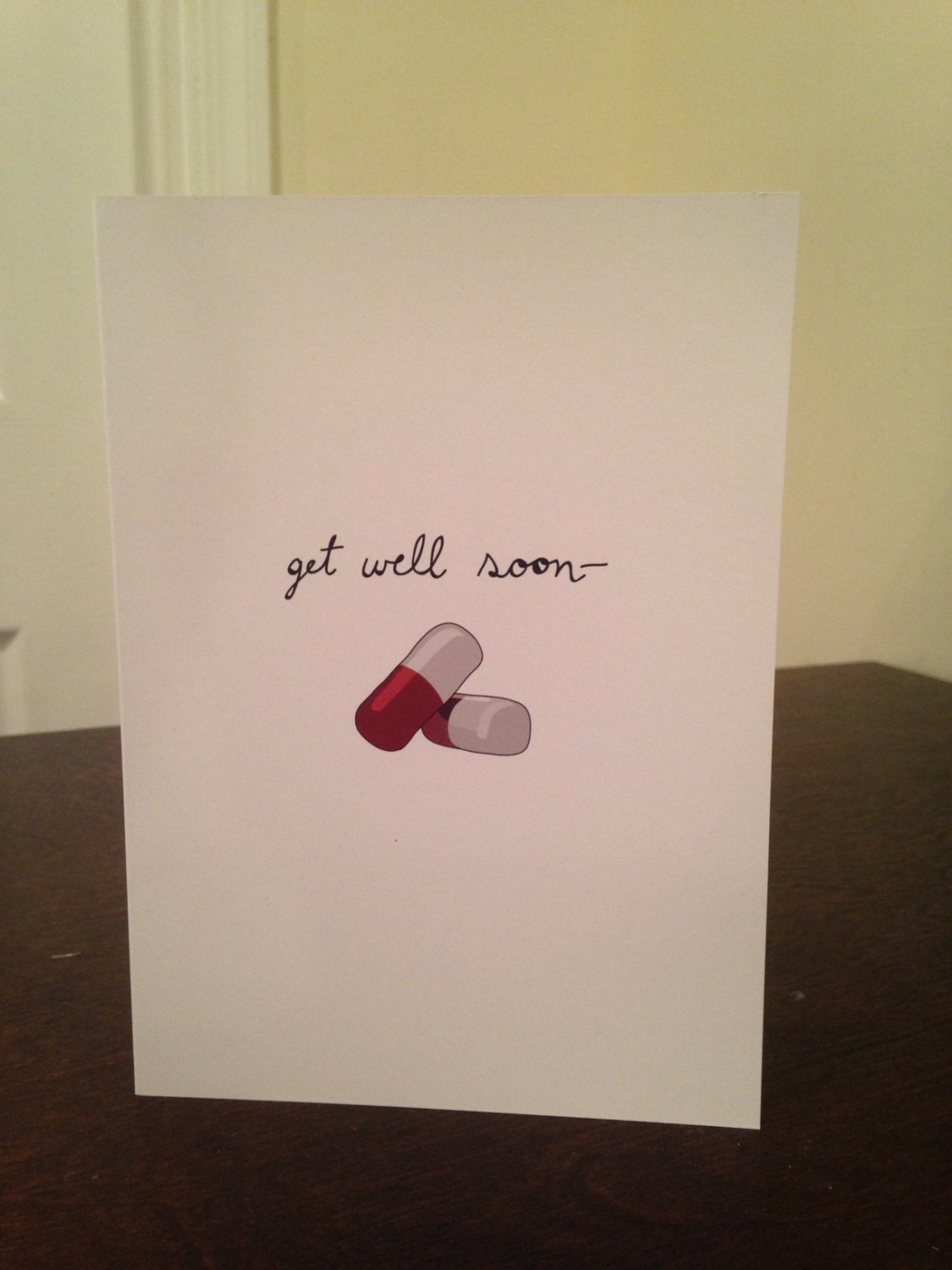 Dark Humor Get Well Soon Card by SnarkBiteCards on Etsy