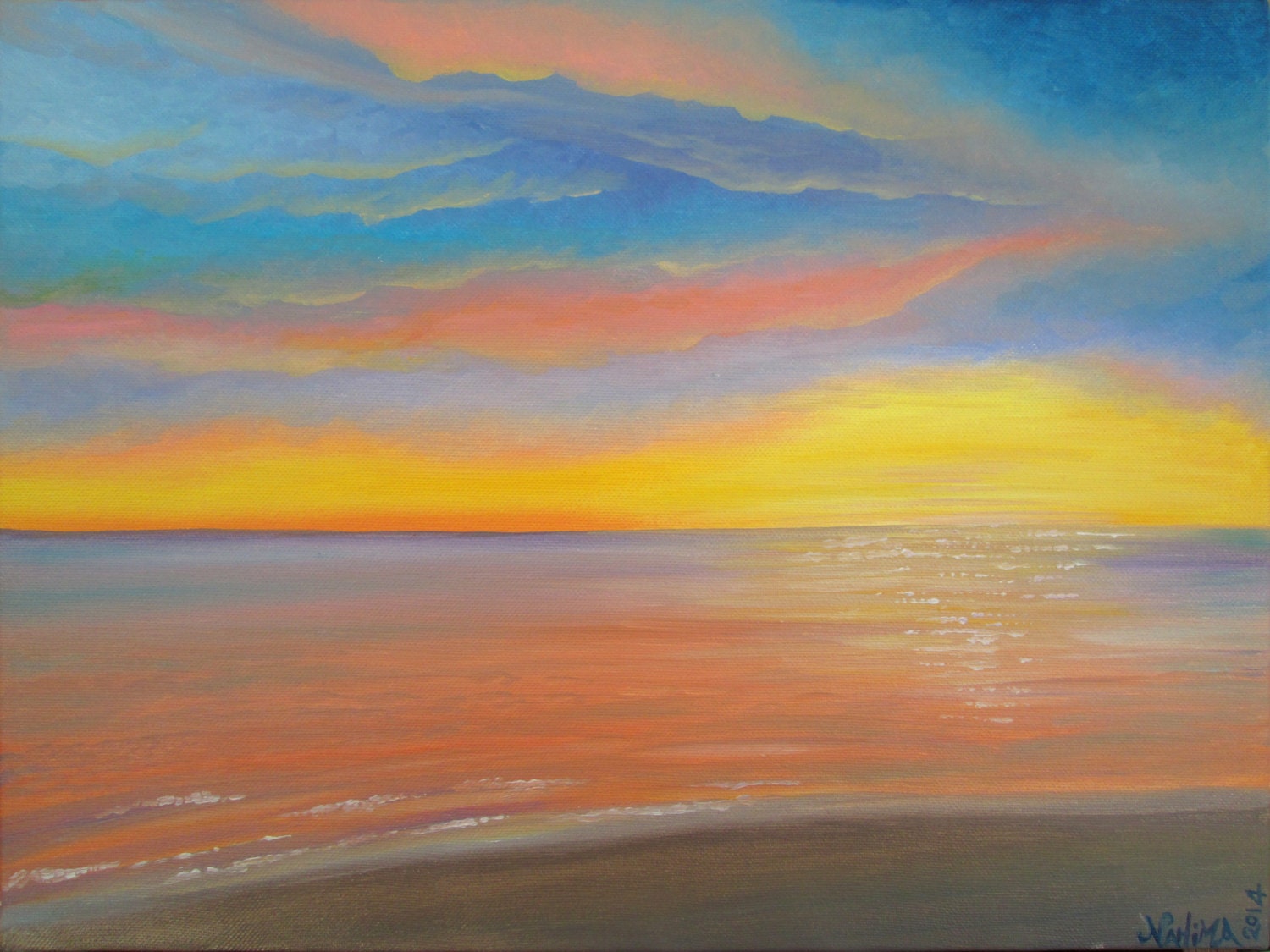 Tramonto Paesaggi Semplici Da Disegnare A Colori Unico Immagini Tramonto sole Sul Mare Disegno A Colori | Migliori