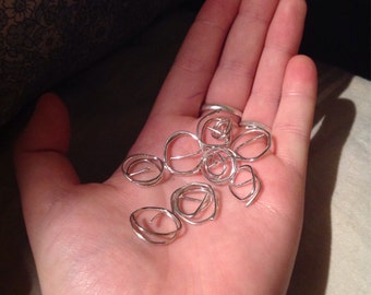 Metal stitch markers