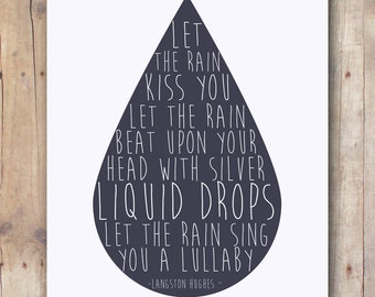 RAIN POEM LANGSTON HUGHES visual data 6