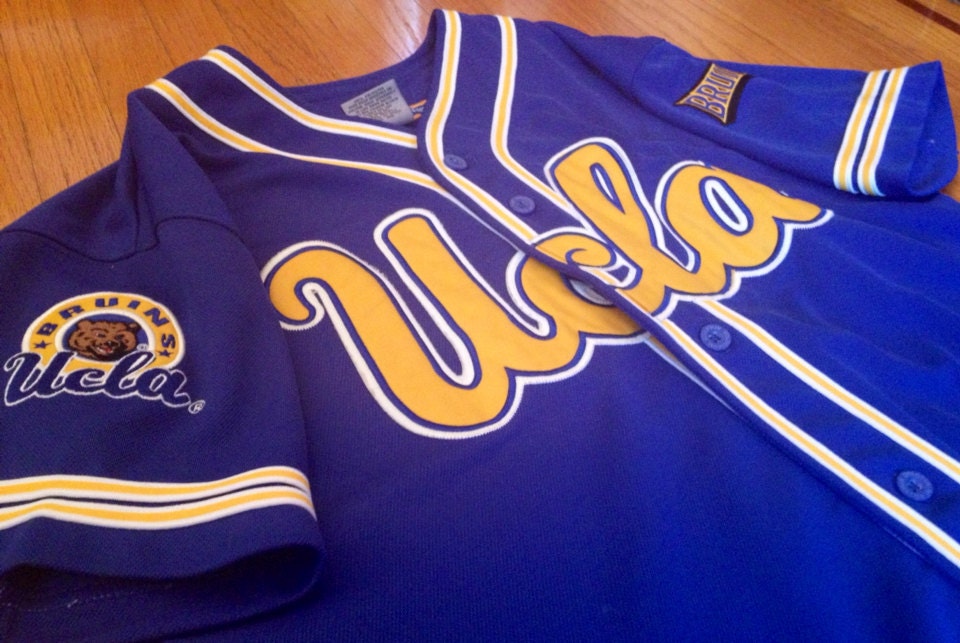 UCLA Bruins Baseball Jersey Women's/Youth XL by WestcoastVintxge
