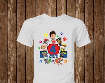 Paw Patrol Iron On Transfer Custom Order