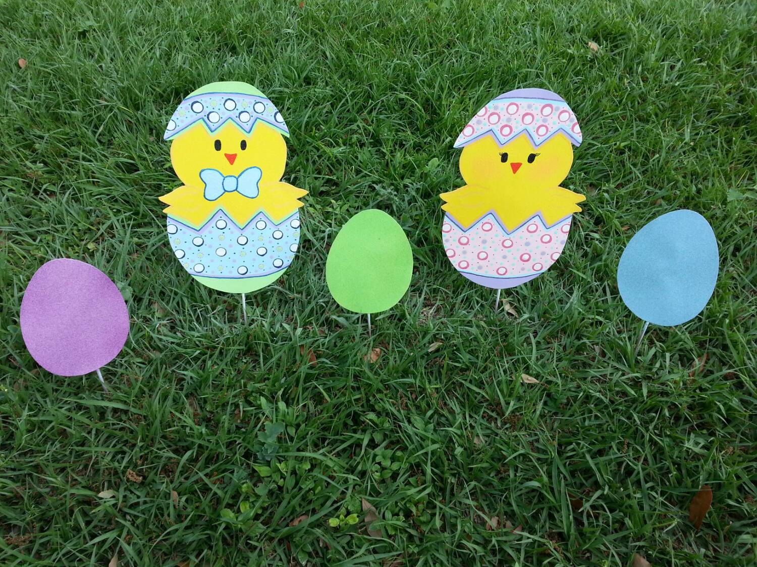 easter chick yard decoration easter yard art easter easter chick yard decoration easter yard art easter
