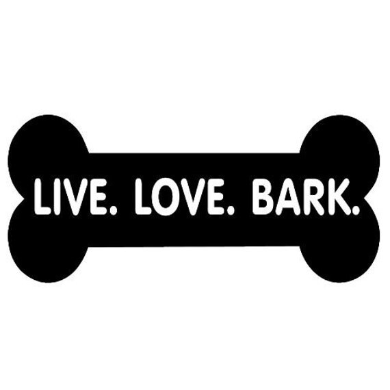 Dog Bone Vinyl Decal Sticker by GreatLakesDecals on Etsy