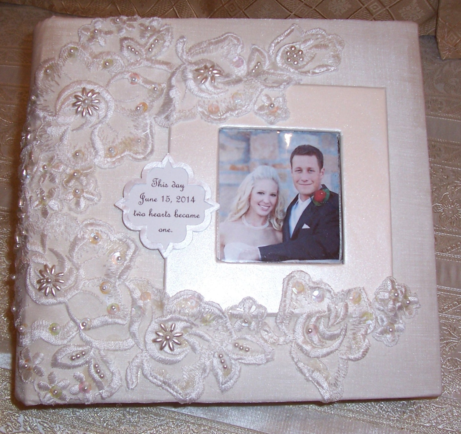 Wedding Photo Album Personalized date &names 4 by