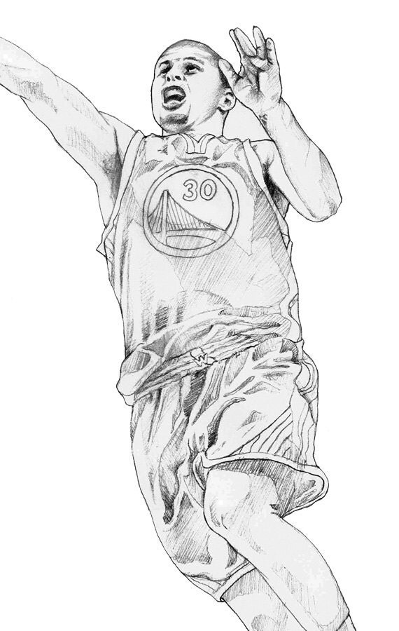 Download Stephen Curry Coloring Pages To Print | tuningintomom.com