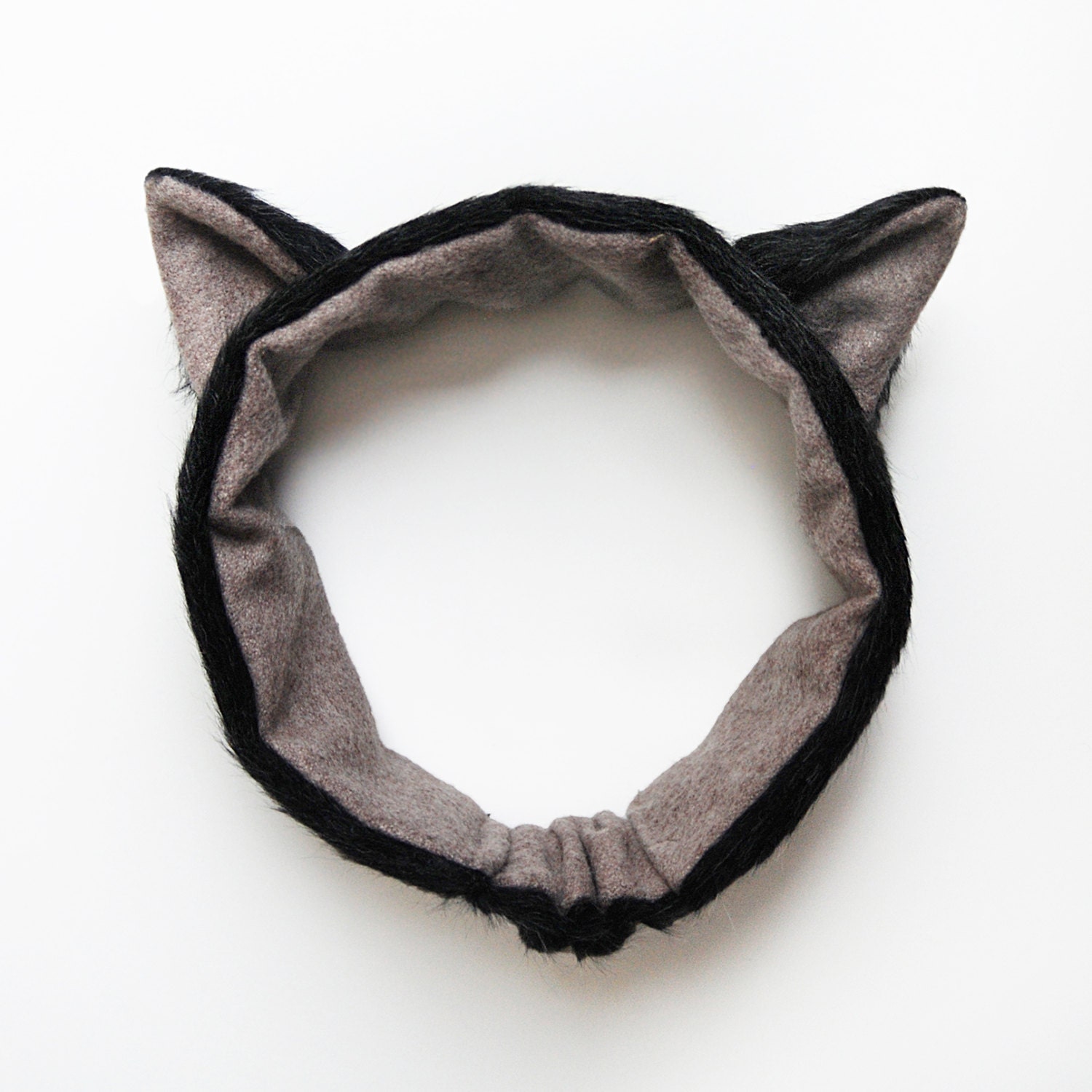 Cat ear muffs for kids ear warmer headband Cat ears by szududu