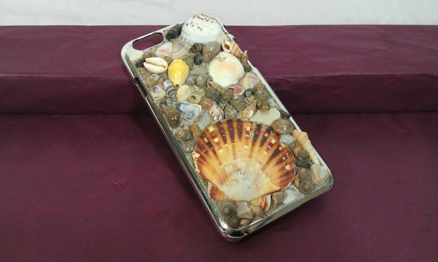 IPhone 6 Seashell Phone Case/Beach Phone by amayasgroovyboutique