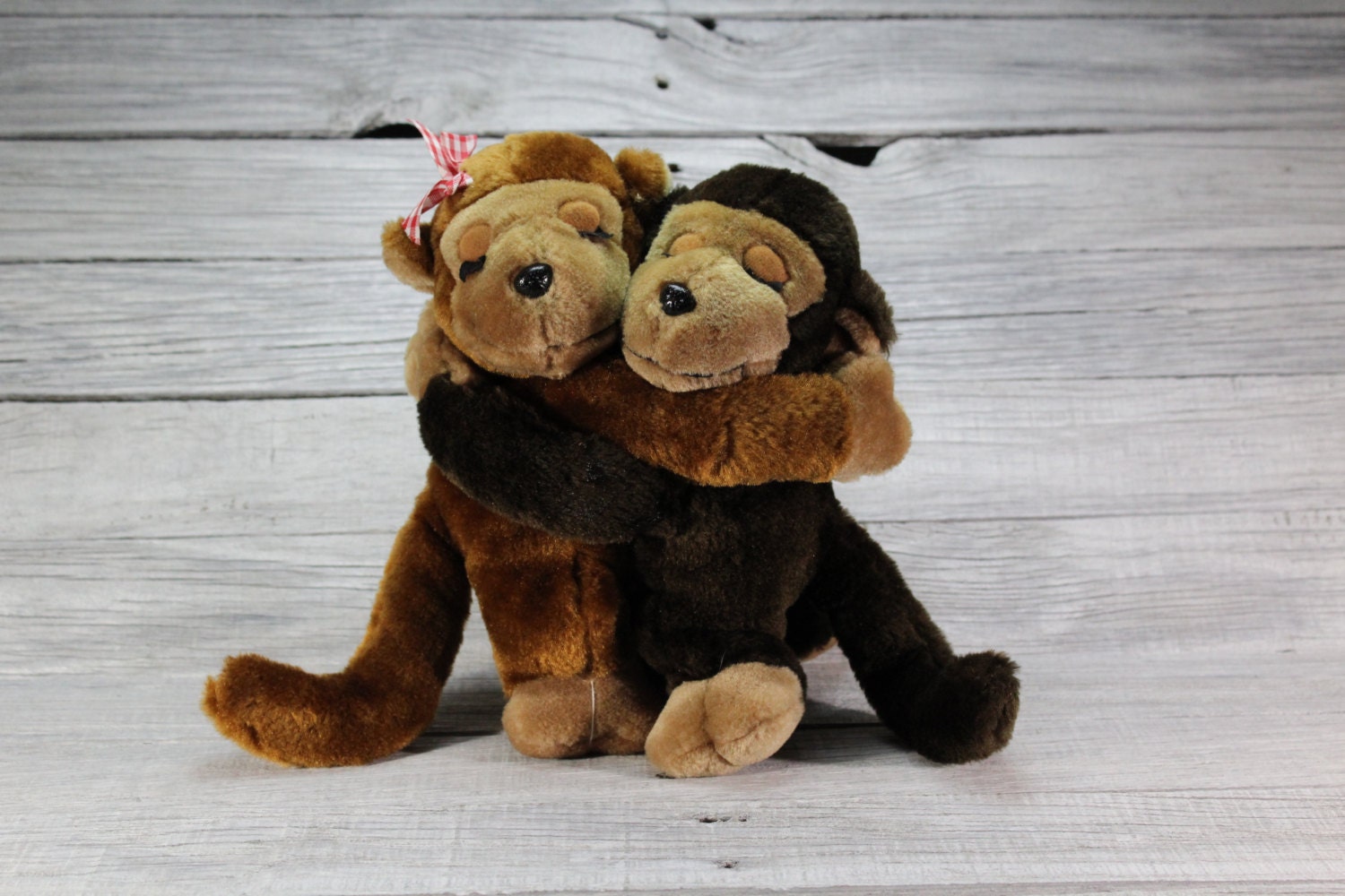 old stuffed monkeys