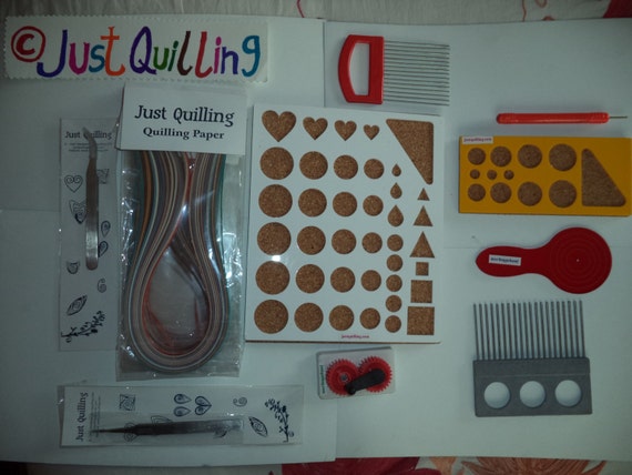 Super paper large  set  kitchen board,crimper,1 tools set,  Quilling comb Paper All Size quilling