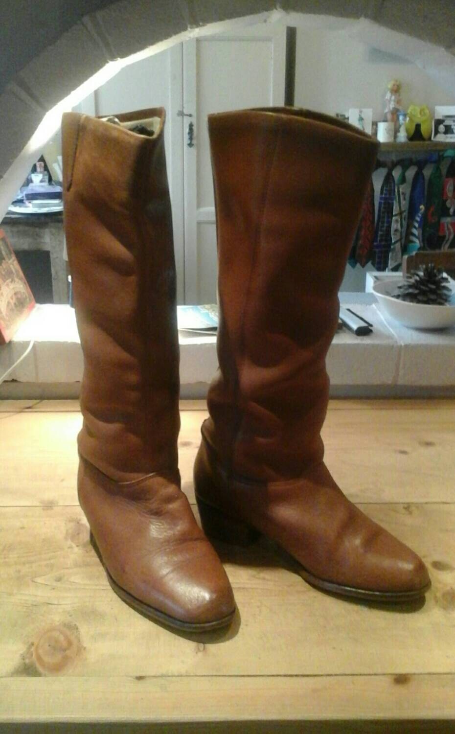 mens tan riding boots