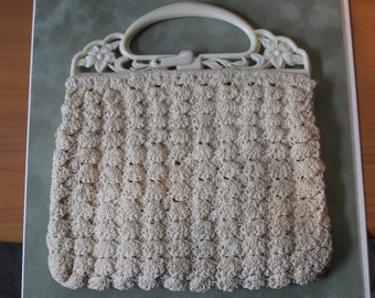 1940s Style Crocheted Handbag