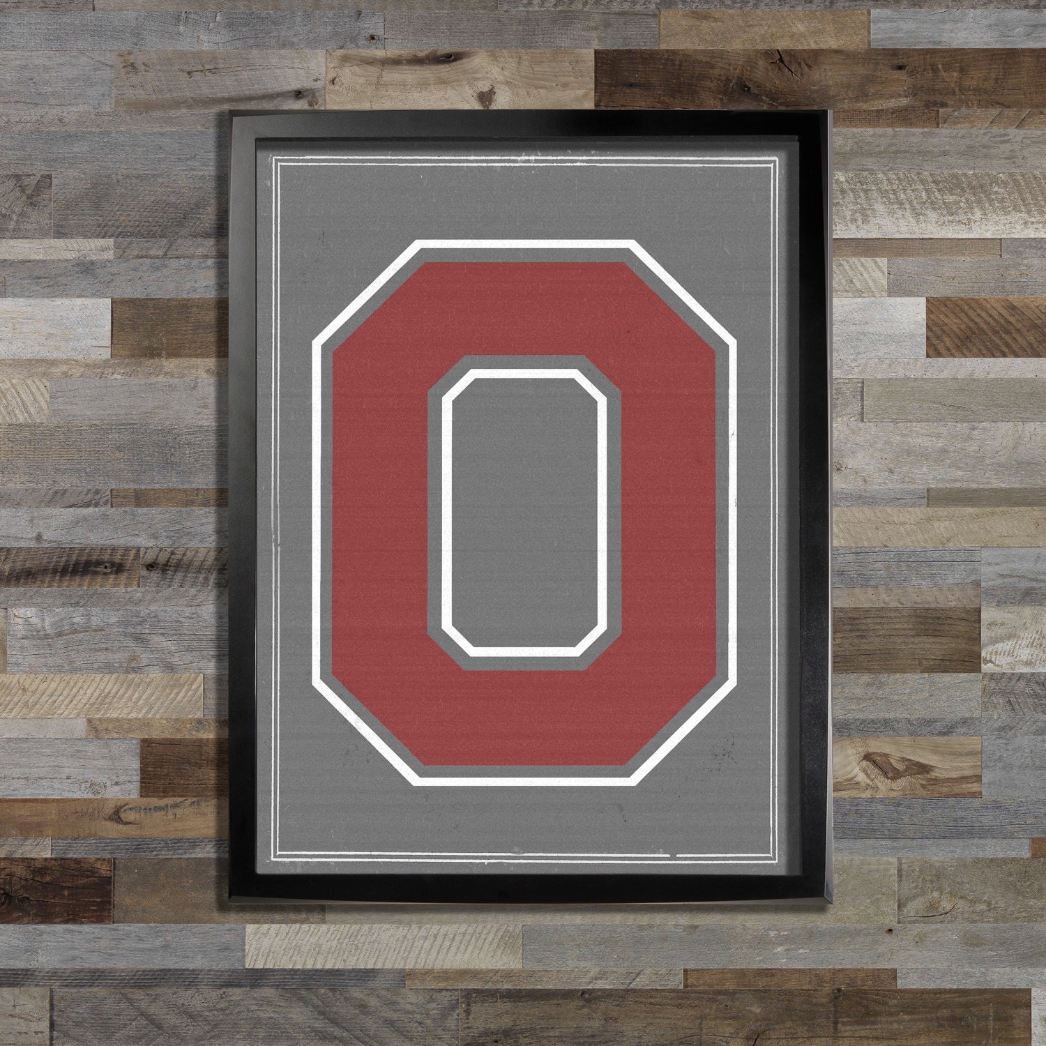 Ohio State Block O by ReclaimedAmericaCo on Etsy