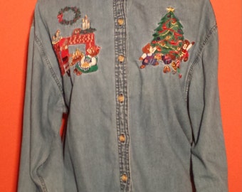 ugly christmas shirt diy