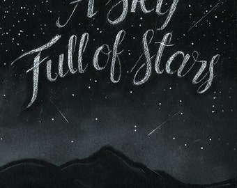 A Sky Full Stars by Coldplay Poster