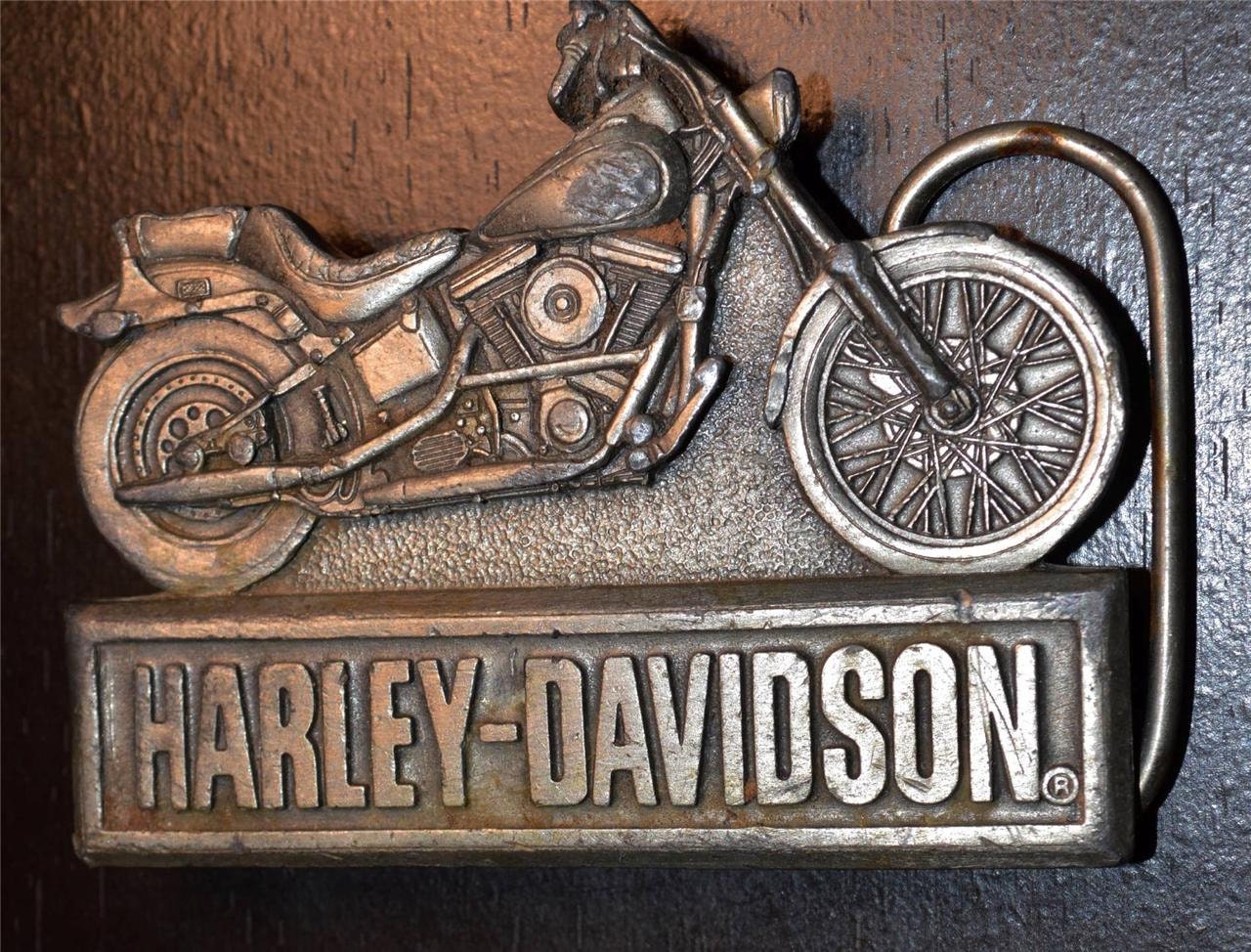 HARLEY DAVIDSON Belt Buckle Vintage 1993 by Slidingdoors11