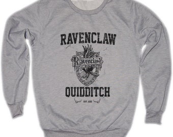 Ravenclaw Harry Potter Hogwarts Quidditch Team Festival Retro VTG Jumper Sweater Sweatshirt Long Sleeve Crewneck Round neckline S M L