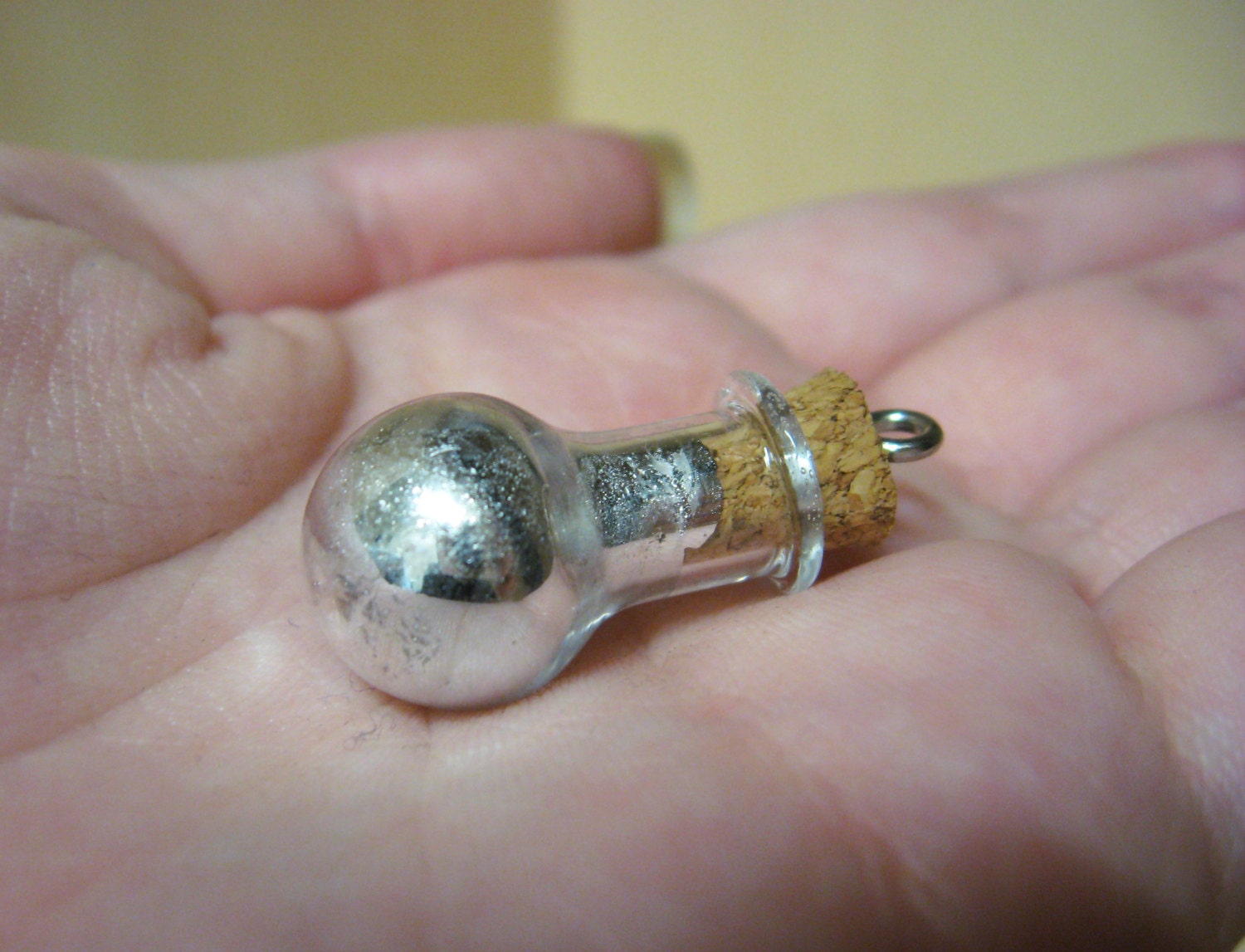 Mirror Gallium Charm by GaJewellery on Etsy