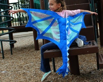 Dragon Wings & Tail Costume for Kids Age 1 to Adult